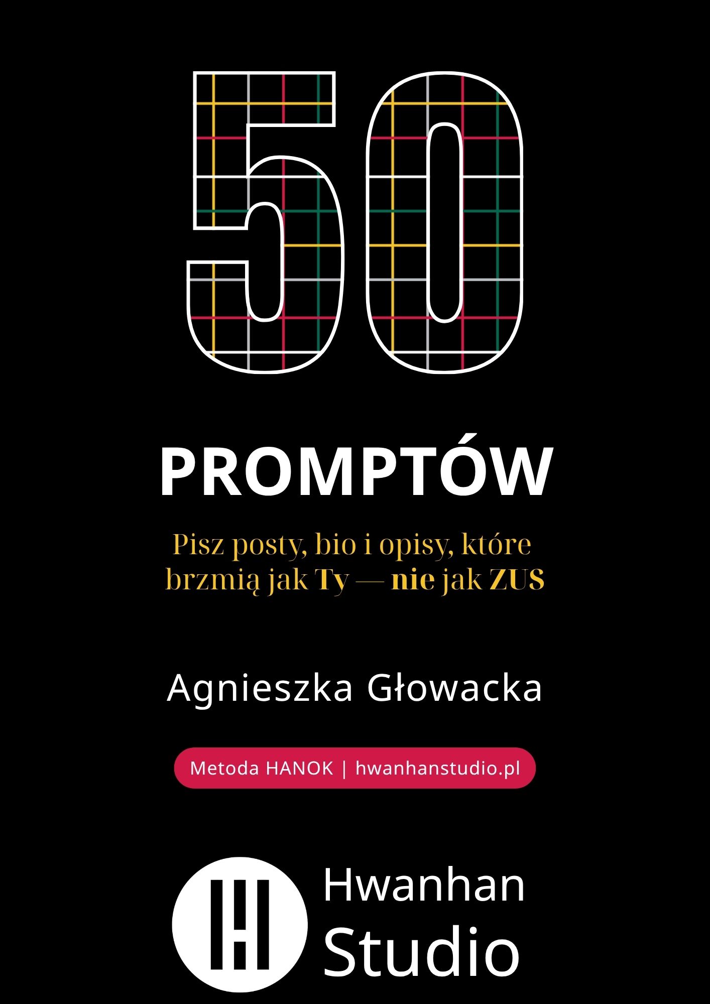 50 Promptów — okładka ebooka Hwanhan Studio